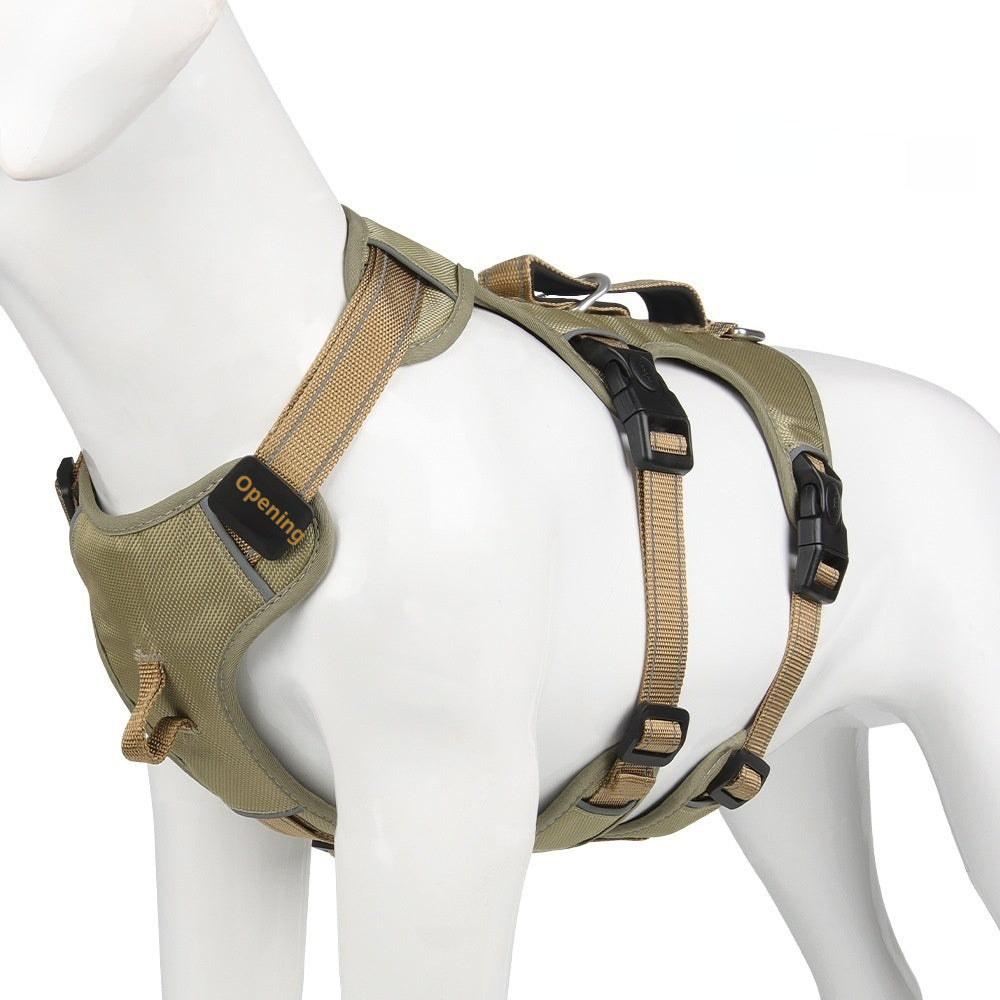 Harness For Large Dogs Durable Bite - Resistant Chest And Back Harness For Dogs - 0 - CJ