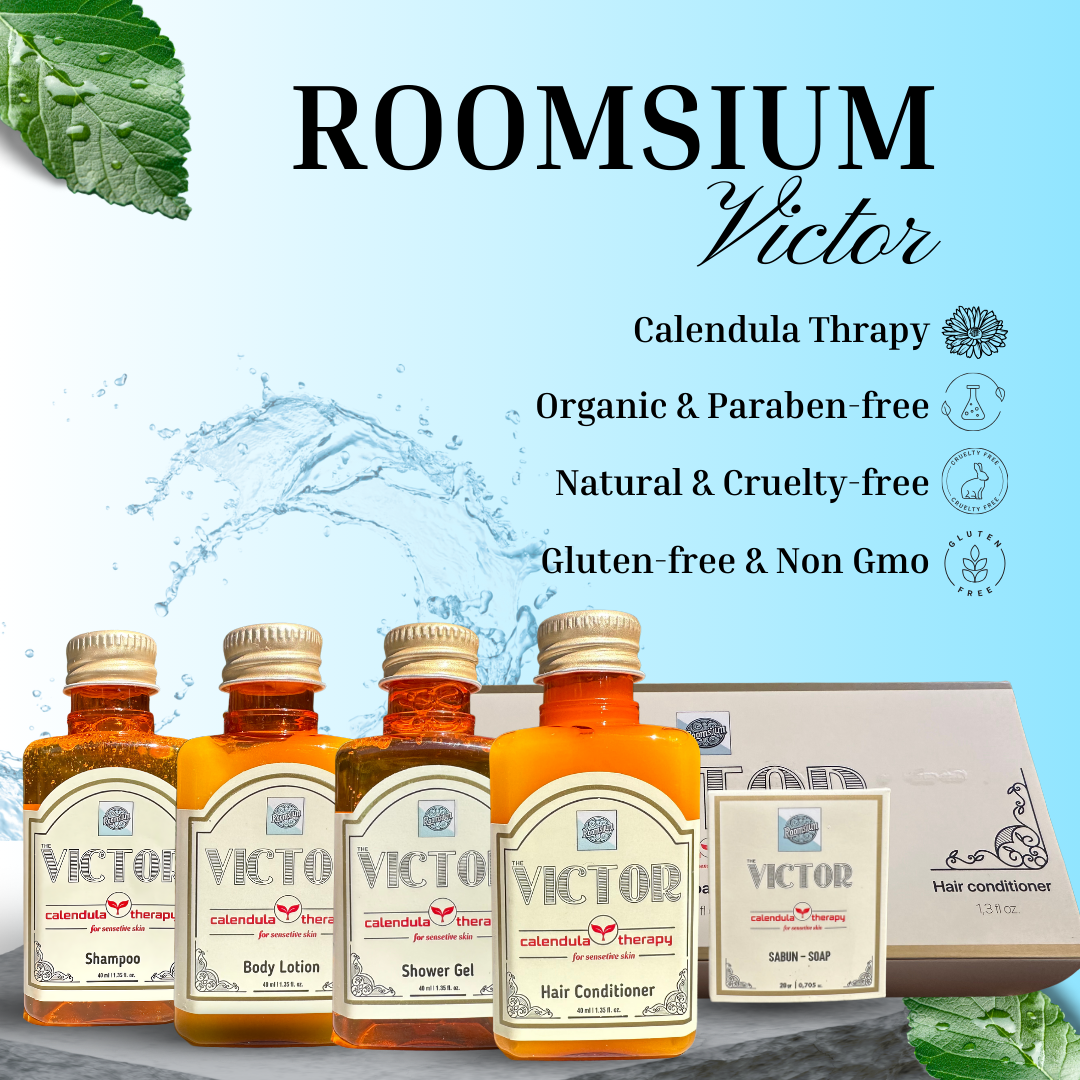 Roomsium Victor, Goji Berry Scented, Travel Size Toiletries Set For Hosts, Homes, Hotels, SPAs, Gift Shops - 5 - CJ