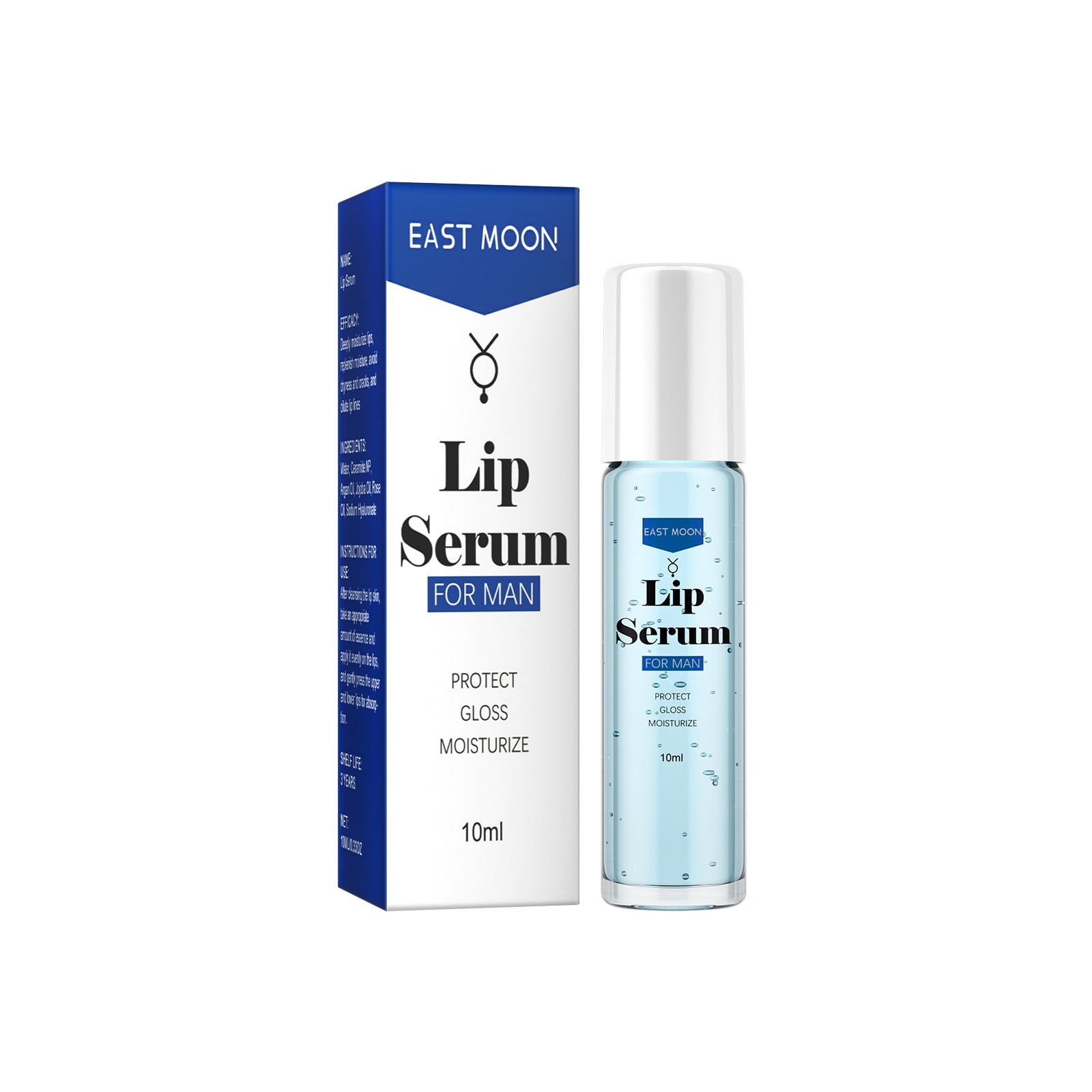 EAST MOON Lip Essence Roller Ball Liquid Nourishes And Lightens Lip Lines, Prevents Dry, Cracked And Dead Skin, Plumps And Moisturizes Lips - 5 - CJ