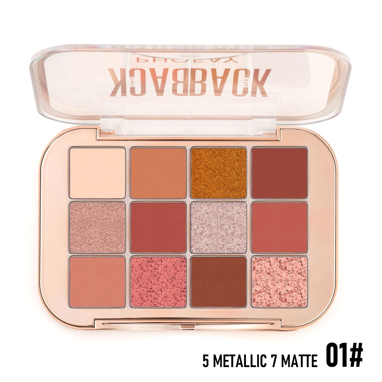 PHOFAY 12 Color Eyeshadow Palette - 4 - CJ