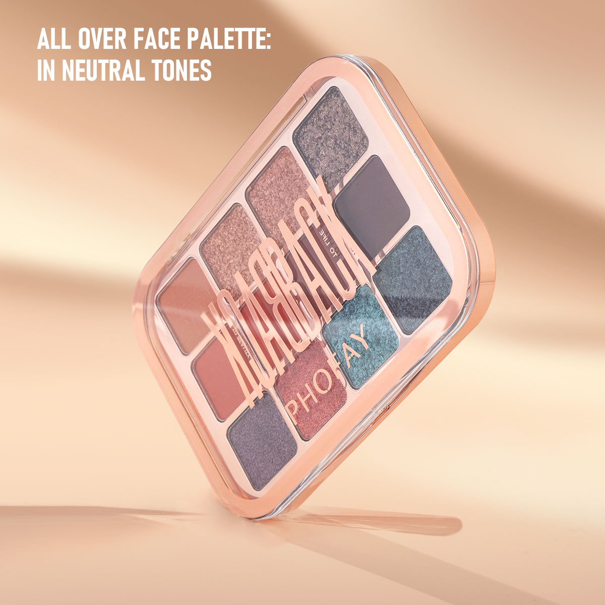 PHOFAY 12 Color Eyeshadow Palette - 4 - CJ
