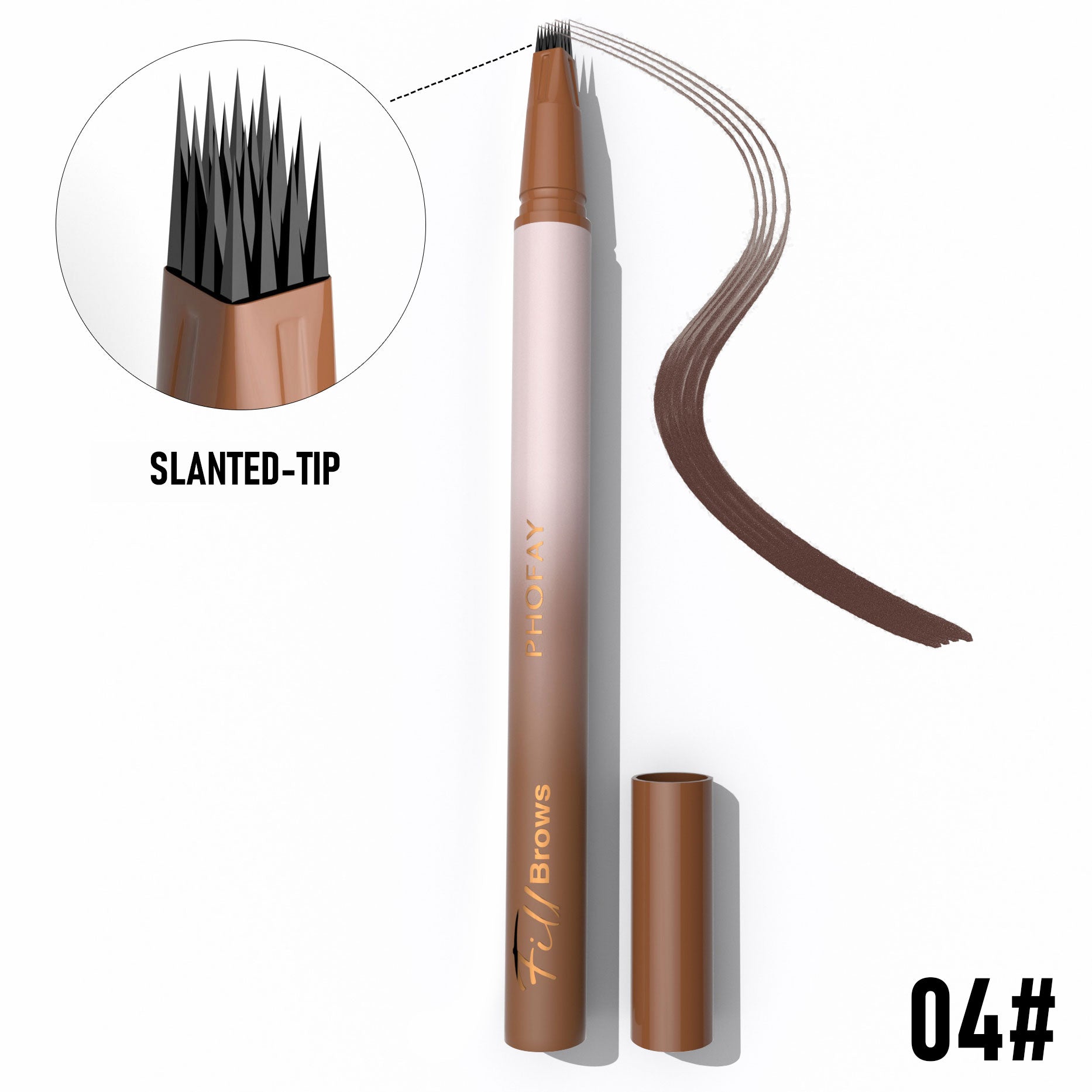 PHOFAY WATERPROOF WILD EYEBROW PENCIL - 4 - CJ
