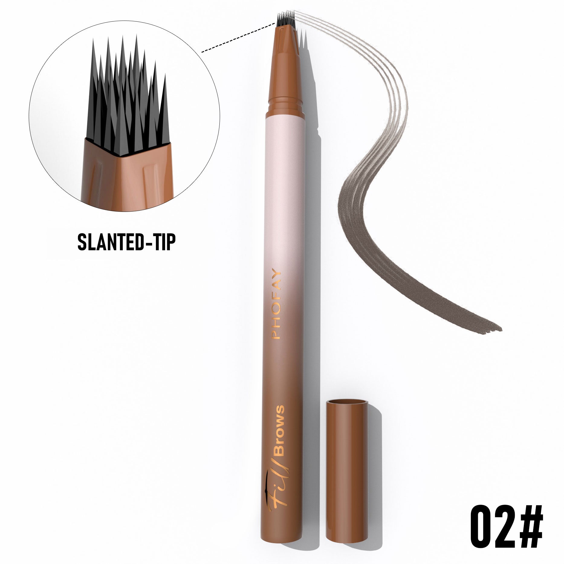 PHOFAY WATERPROOF WILD EYEBROW PENCIL - 4 - CJ