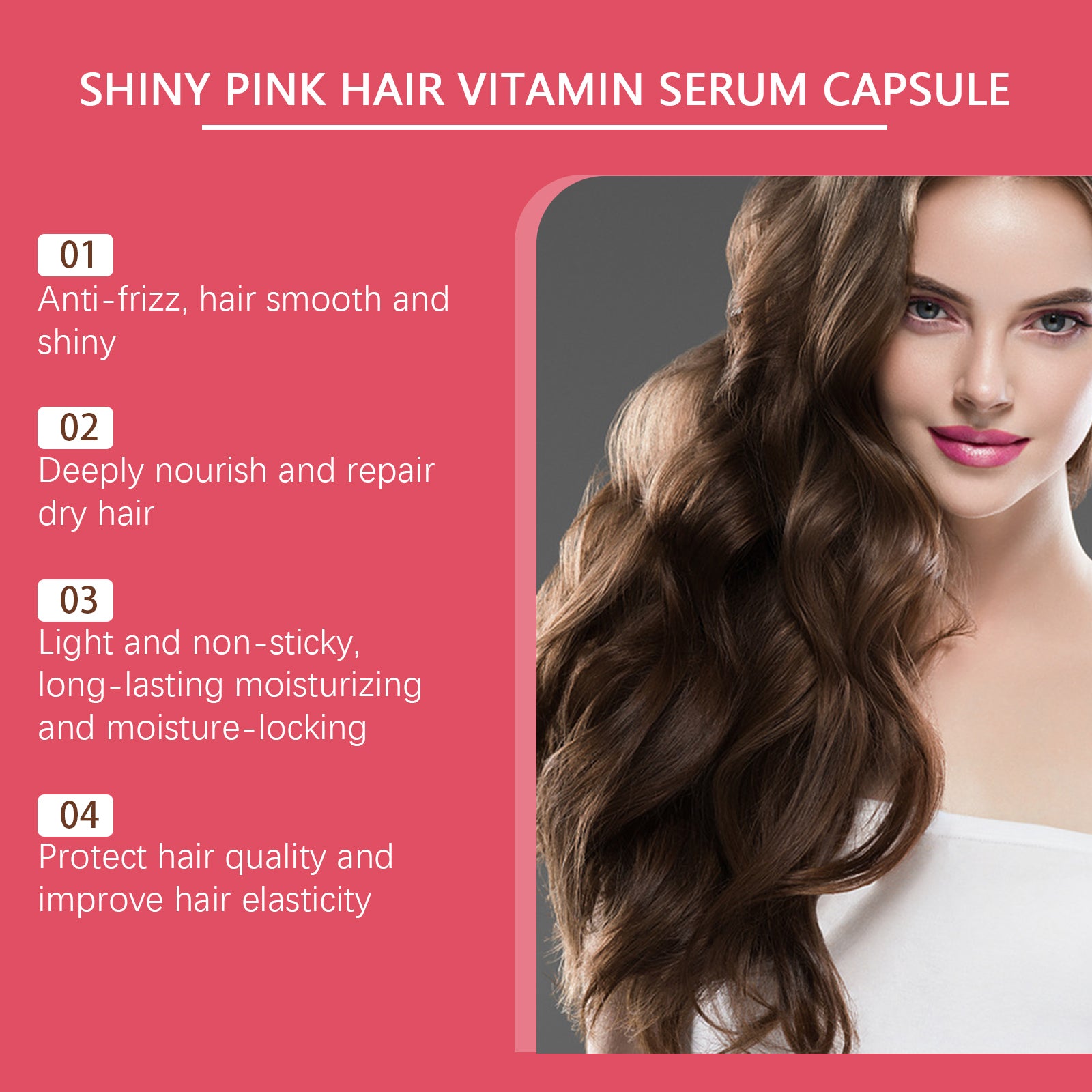 EELHOE Hair Oil Care Capsules - Relieve Dry, Frizzy, Split Ends For Smooth Hair Care Hair Oil. - 5 - CJ