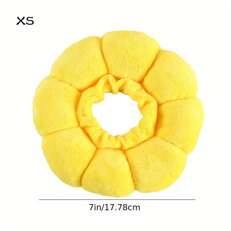 Cat Small Dog Recovery Collar, Cute Sunflower Neck Cone After Surgery, Adjustable Pet E Collar, Wound Healing Protective Cone Surgery Recovery Elizabethan Collars For Small Pets - 5 - CJ
