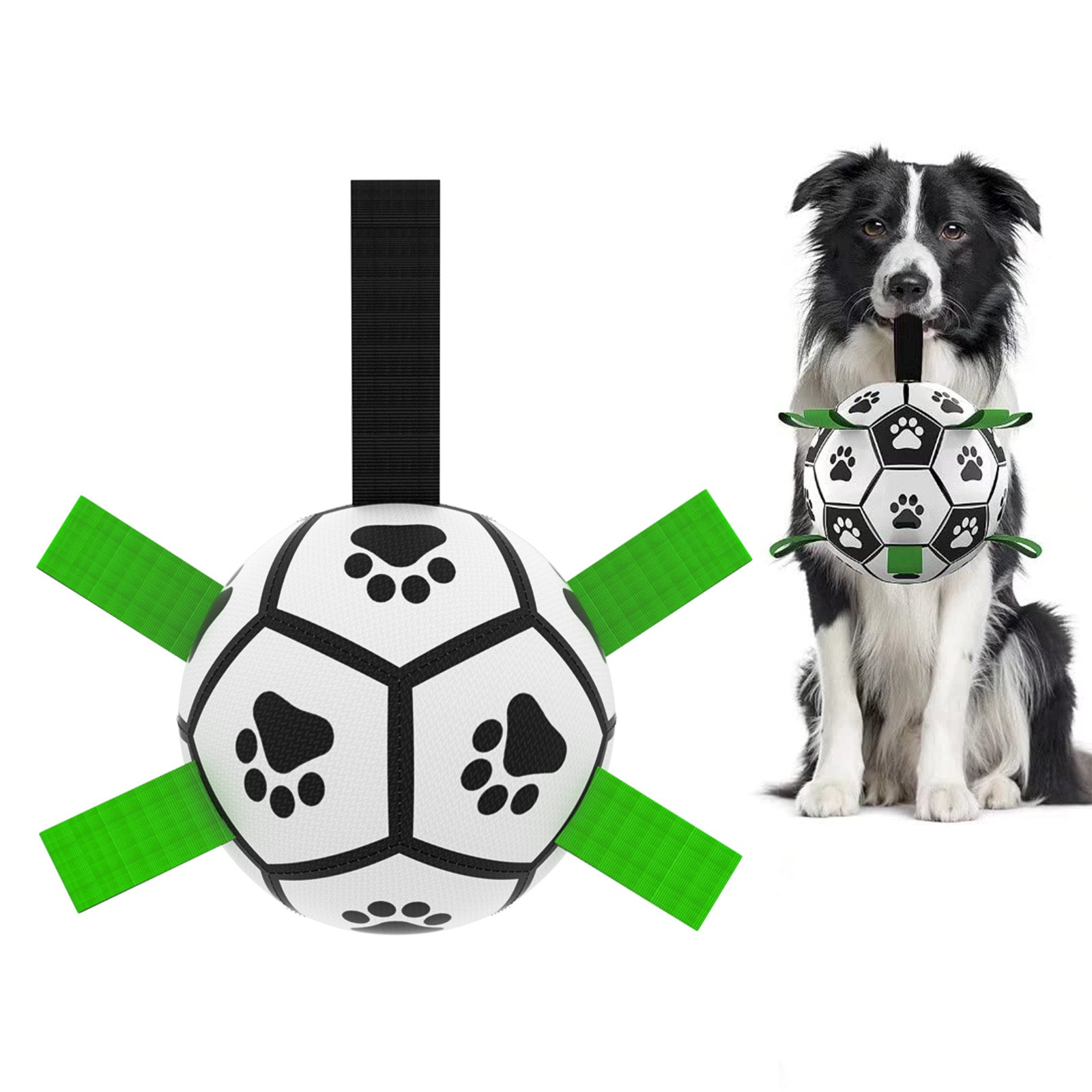 Interactive Dog Football Toy Soccer Ball Inflated Training Toy For Dogs Outdoor Border Collie Balls For Large Dogs Pet Supplies - 4 - CJ