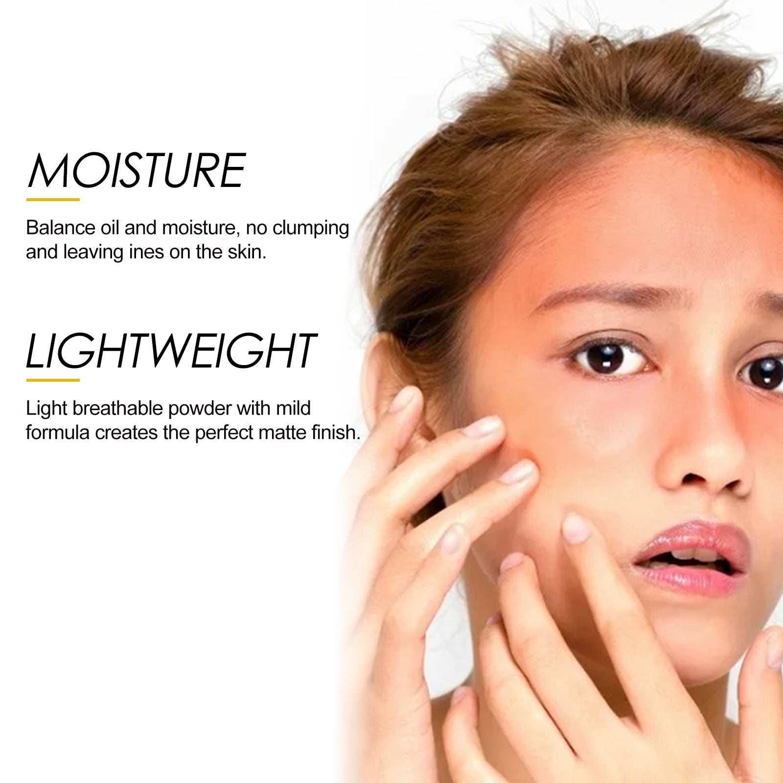 EELHOE Setting Powder For A Natural, Lightweight, Breathable Finish That Controls Oil And Provides Long - lasting, Smudge - proof Makeup - 5 - CJ