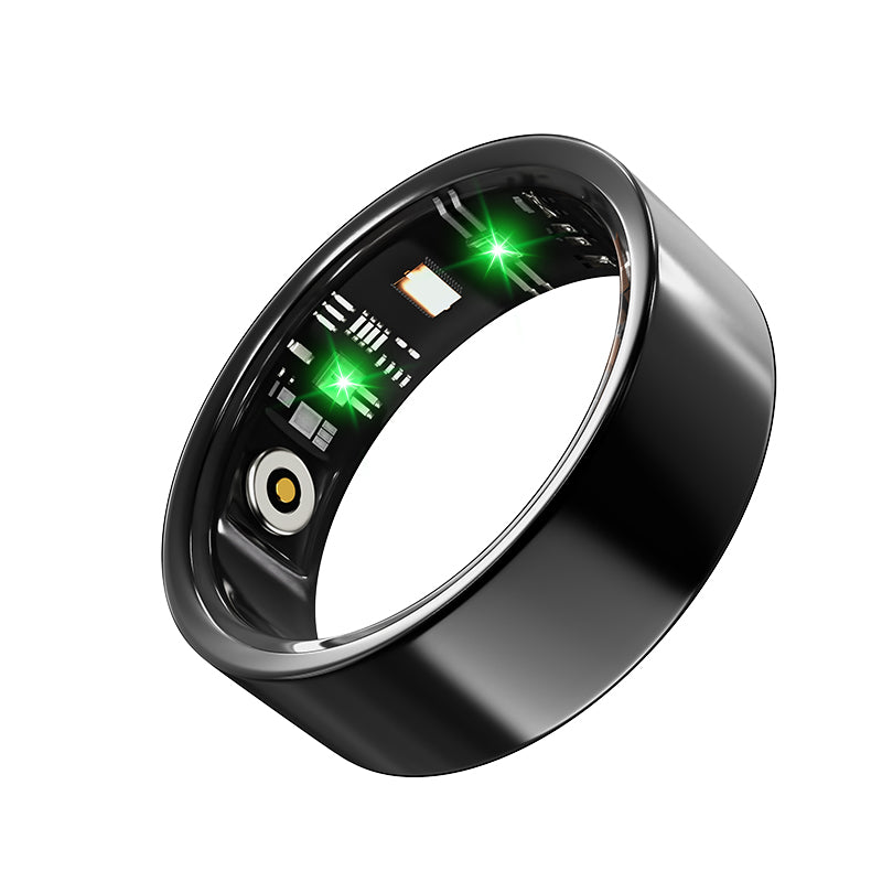 Smart Ring Health Tracker - Fitness Sleep Heart Rate Blood Oxygen Tracker Smart Ring For Men And Women,IP68 Waterproof Level Bluetooth Fitness Tracker Rings Family Care - 5 - CJ