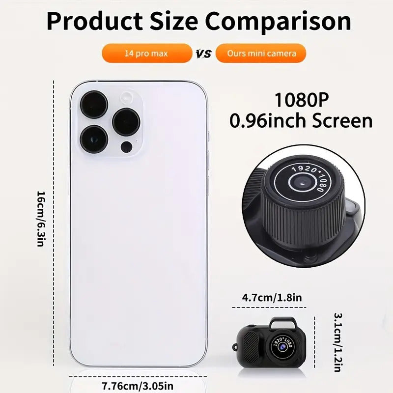 Key Chain Mini Camera - Micro Video Camera With 32GB SD Card & Card Reader, Mini DV DVR Camcorder 1080P, Pocket Wearable, Small Video Camera, For Students Kids - 5 - CJ