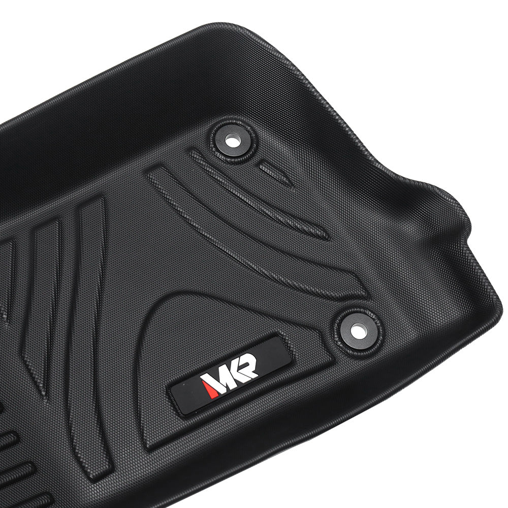 MKR Waterproof And Stain - resistant TPE Car Floor Mats Black 3 PCS For Jeep Wrangler JL 2018 4 Doors Model Not Fit For Jeep Wrangler JK Or 4XE - 5 - cjdropshipping