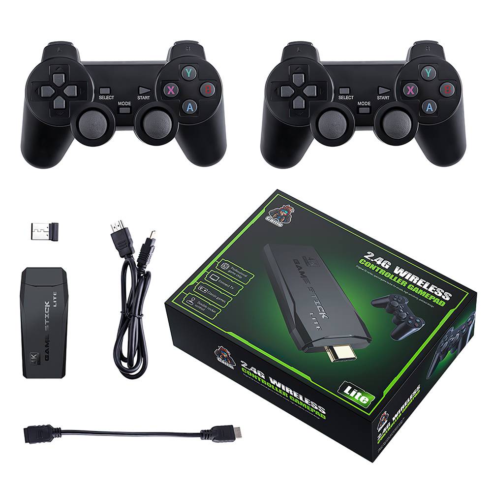 HDMI TV Video Game Stick Retro Gaming Console Wireless Controller - 5.0 - CJ