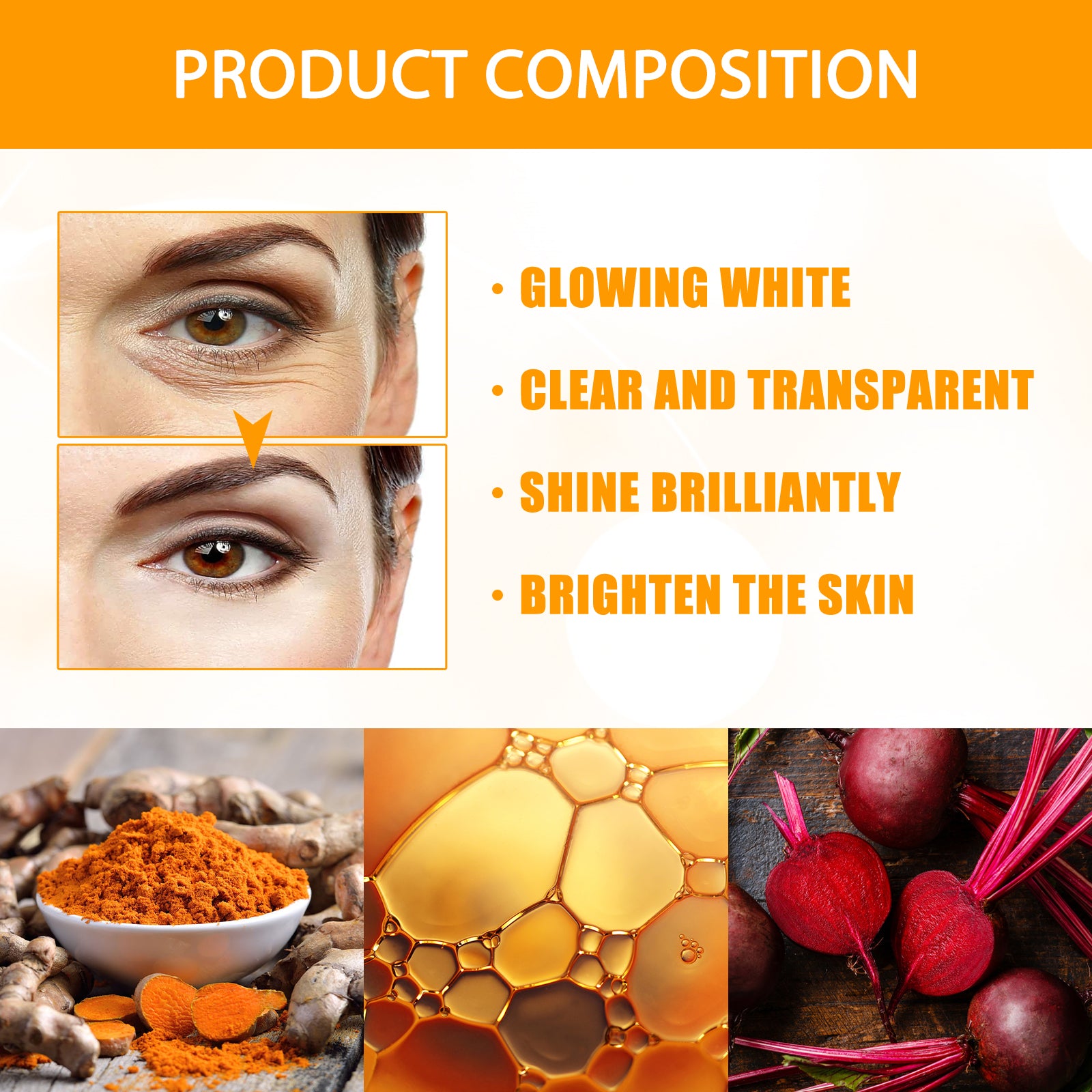 Jaysuing Turmeric Firming & Beautifying Cream Fades Wrinkles & Firms Face Brightens Skin Tone Anti - Aging Cream - 5 - CJ