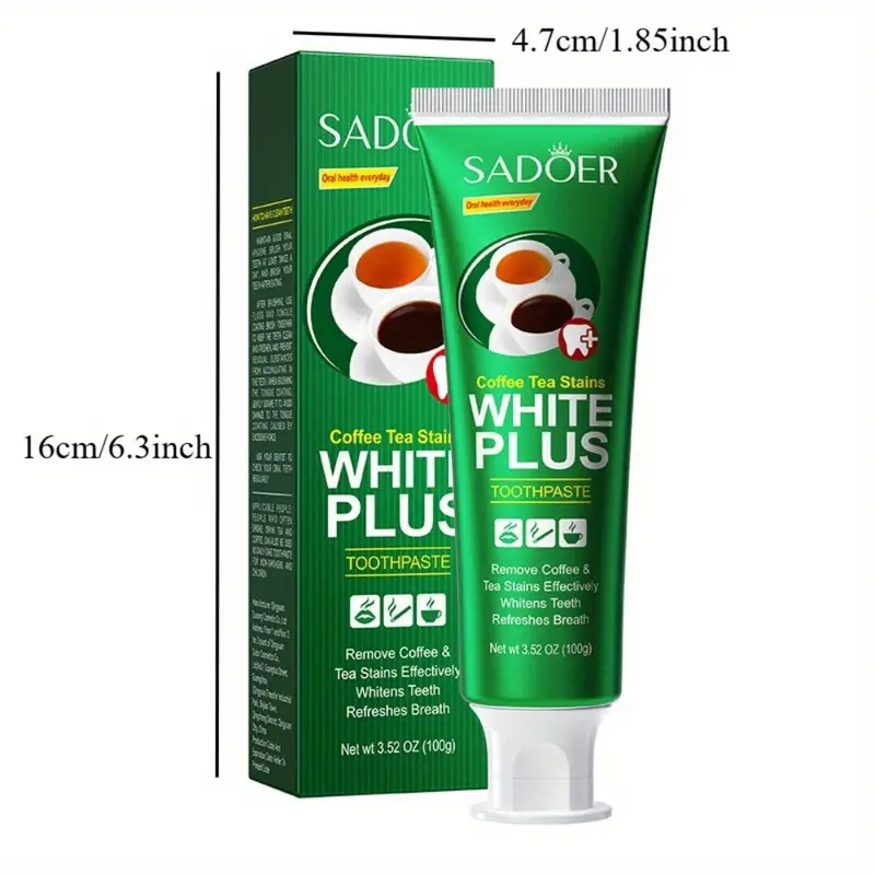 Tea Toothpaste, Plaque Protection, Fresh Breath, Basic Cleaning, Moisturizing Formula, Dental Care Essentials - Prohibited From Being Sold On The Temu Platform - 5 - CJ