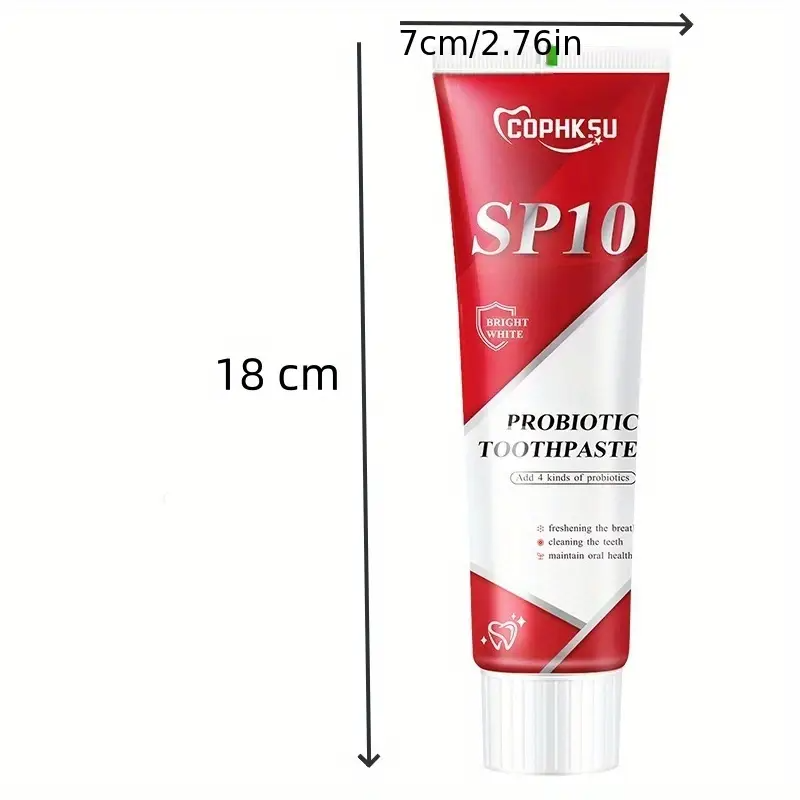 Available In 2 - count And 4 - count Packs, SP10 Probiotic Toothpaste Is Designed To Keep Breath Fresh And Provide Deep Cleansing - prohibited For Sale On Temu - 5 - CJ