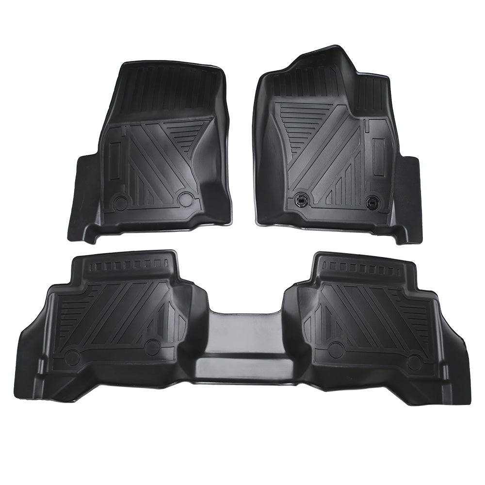 All Weather TPE Floor Liner Floor Mats Compatible With Tacoma 2024 Auto Accessories - 5 - CJ