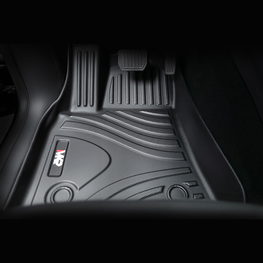MKR All - Weather TPE Floor Mats For Tesla Model Y 2021 - 2022 - Waterproof, Anti - Slip, Full Coverage Car Floor Liners 6 PCS Set - 5 - CJ