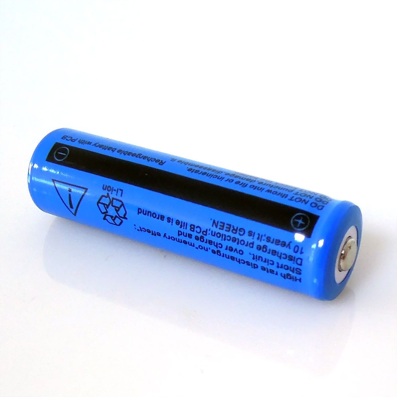 2Pcs Battery 3.7V Rechargerable Li - ion 3000mAh 18650 Batteries For Torch Flashlight Laser Headlamp - 5 - CJ
