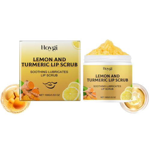 Hoygi Turmeric Lemon Lip Scrub Moisturizes Dry, Exfoliating, Hydrating And Moisturizing Lip Care Cream - 5 - CJ