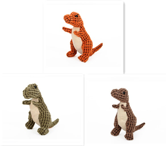 Dinosaur Pet Toys Giant Dogs Pets Interactive Dog Toys For Large Dogs Chew Toys Chihuahua Plush Stuffing Squeakers - 0 - CJ