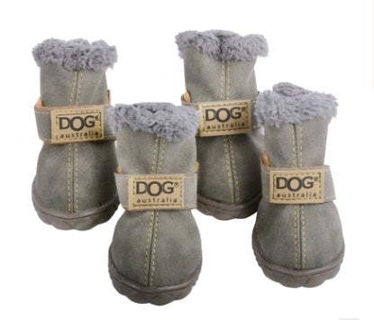 Dog Thick Snow Boots Keep Warm Teddy Autumn And Winter VIP Shoes - 0 - CJ