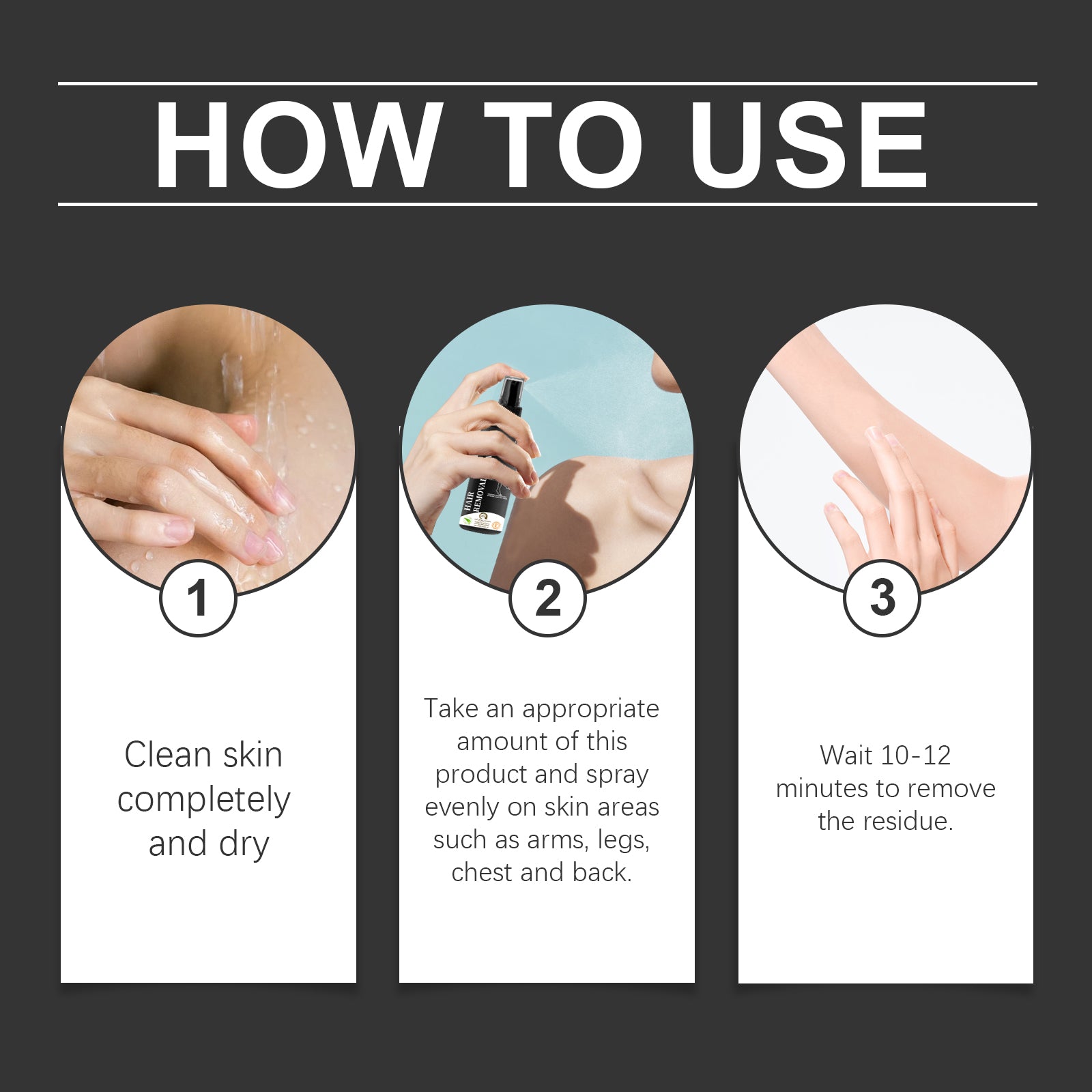 West&Month Cleansing Spray, Refreshing And Gentle Cleansing And Smoothing Body And Skin Spray All Over Armpit Hair Arms - 5 - CJ