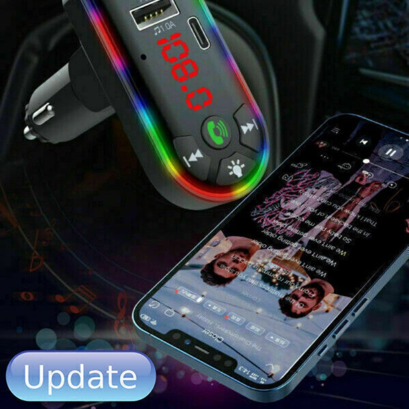 Car Bluetooth 5.0 MP3 Player FM Transmitter Radio 3.1A Fast Charger Adapter Lots - 5 - CJ