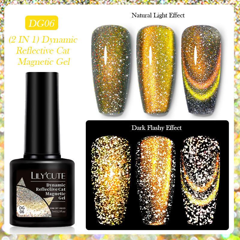 Diamond In The Debris Cat Eye Series Nail Polish Gel - 0 - CJ