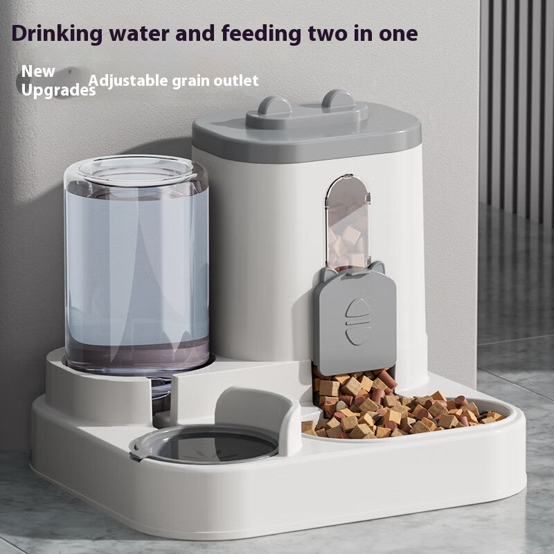 Pet Feeder Automatic Drinking Water Large Capacity Integrated - 0 - CJ
