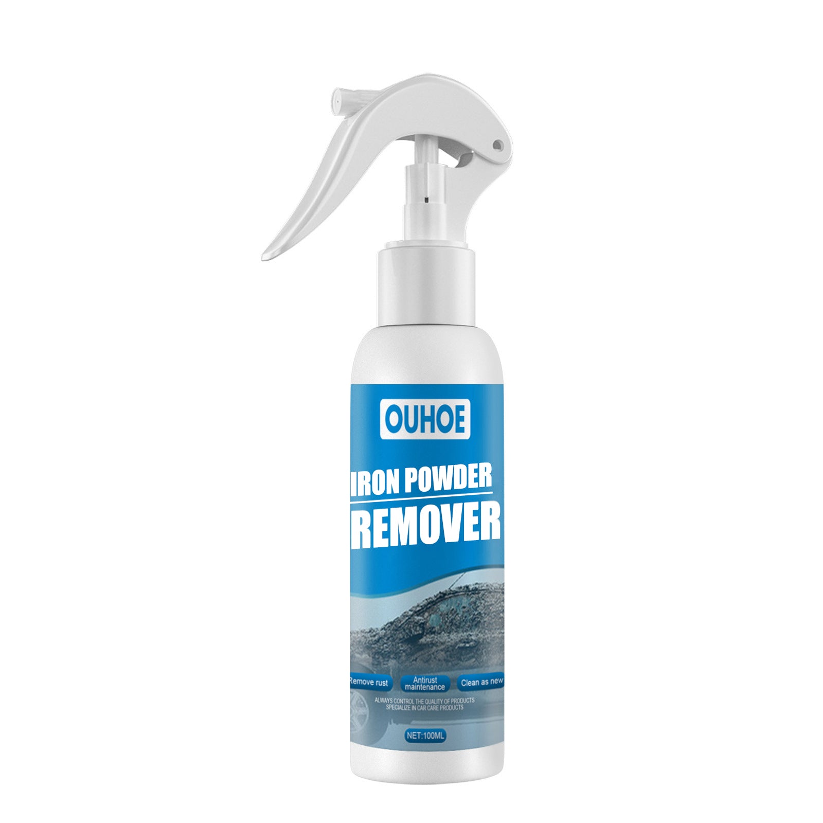 OUHOE Car Iron Powder Rust Remover Spray Anti Rust Rust Remover Car Supplies Stain Remover Rust Remover Cleaning Supplies - 5 - CJ