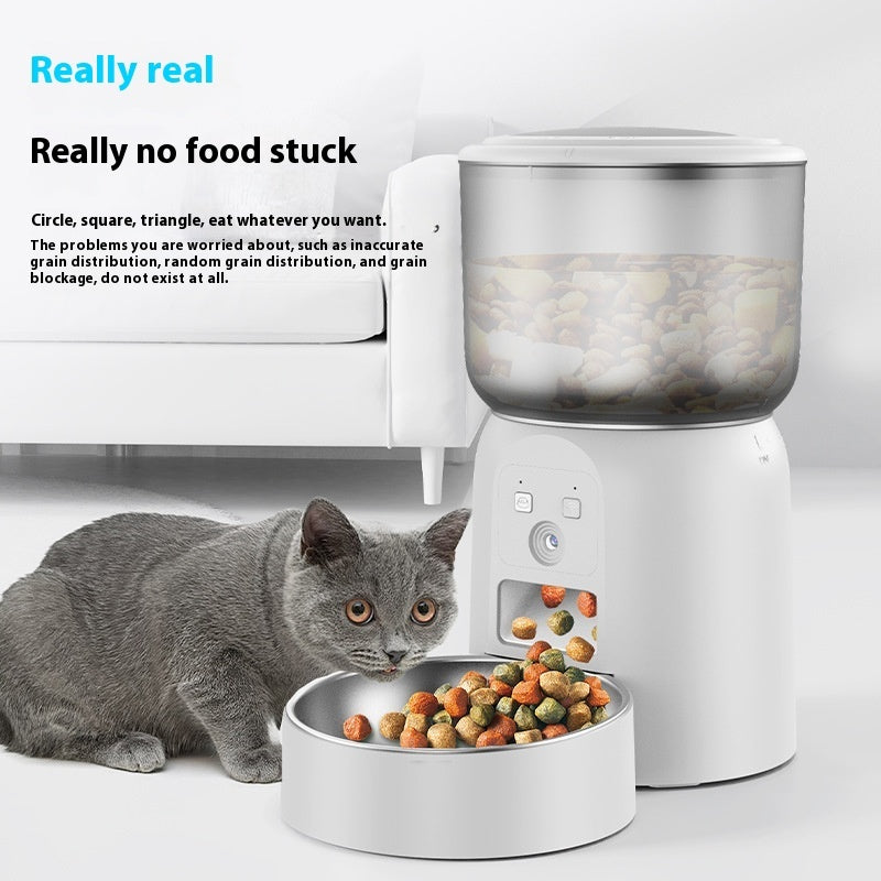 PET Intelligence Automatic Pet Feeder Monitoring Timing Moisture - proof - 0 - CJ