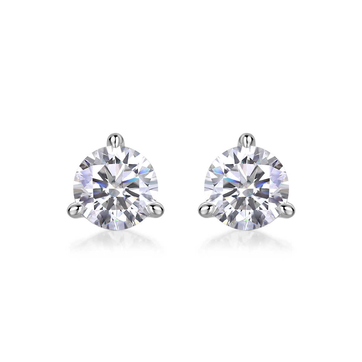 1Freeze Frame Luxury Fashion Diamond Earrings Stud Set With Mosan Diamond Silver Jewelry Prohibit TikTok sales - 5 - CJ