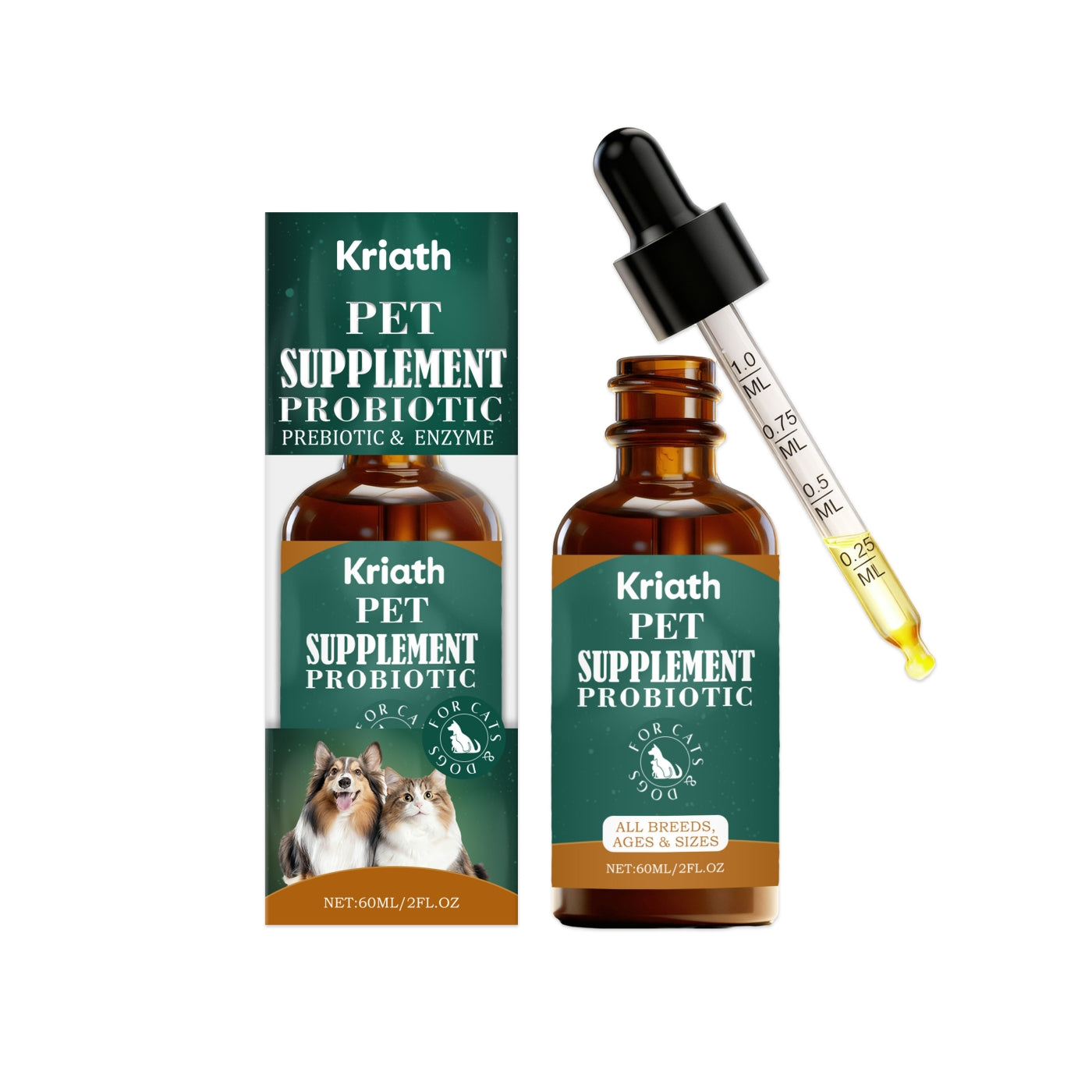 Probiotic Support Drops For Cats And Dogs - 0 - CJ