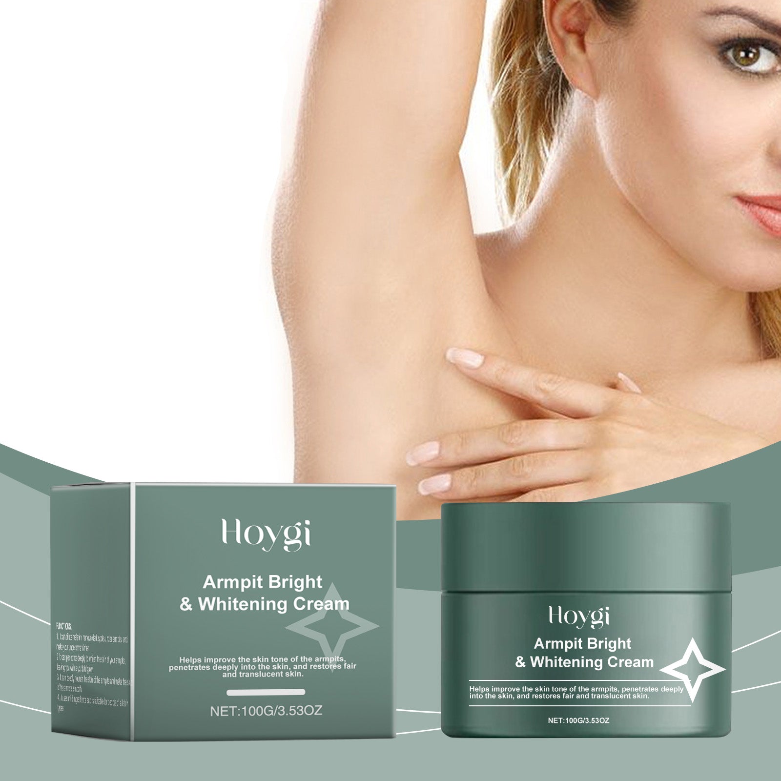 Hoygi Body Care Cream Brightens Skin Gently Cleans, Softens, Brightens Skin, Hydrates And Moisturizes Body Cream - 5 - CJ