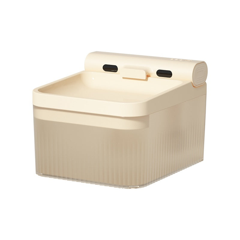 Plastic Pet Smart Water Dispenser Good - looking Triple Filter Drinking Bowl 4L Large Capacity Cat Water Feeder Pets Products - 0 - CJ
