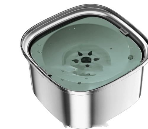 Pet Stainless Steel Water Bowl Large Capacity Floating - 0 - CJ