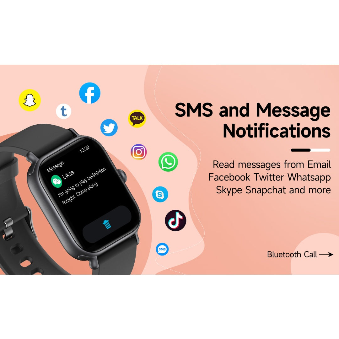 New 2.0 - inch Smart Watch With Multiple Sports Modes And Fitness Tracker - 5 - CJ
