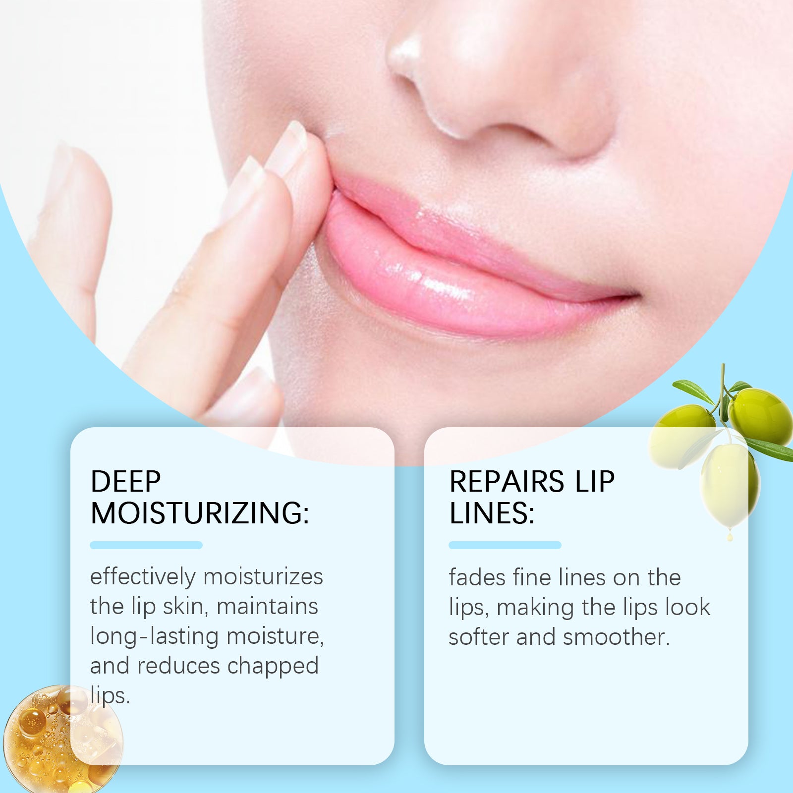 Jaysuing Vitamin B5 Moisturizing Lip Balm, Hydrates And Moisturizes Lips And Skin Against Dry And Cracked Lip Balm - 5 - CJ