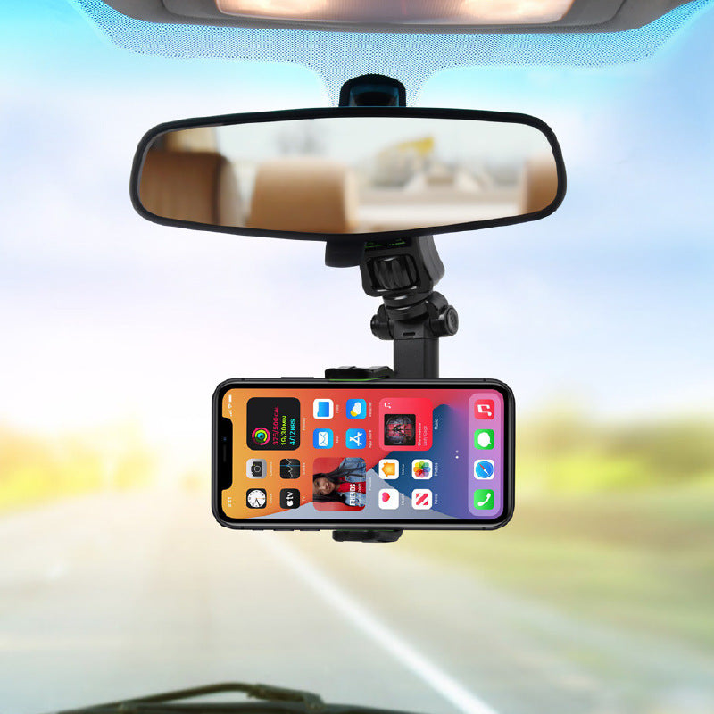 New Car Mobile Phone Holder Rear View Mirror Bracket AR Navigation Pillow - 0 - CJ