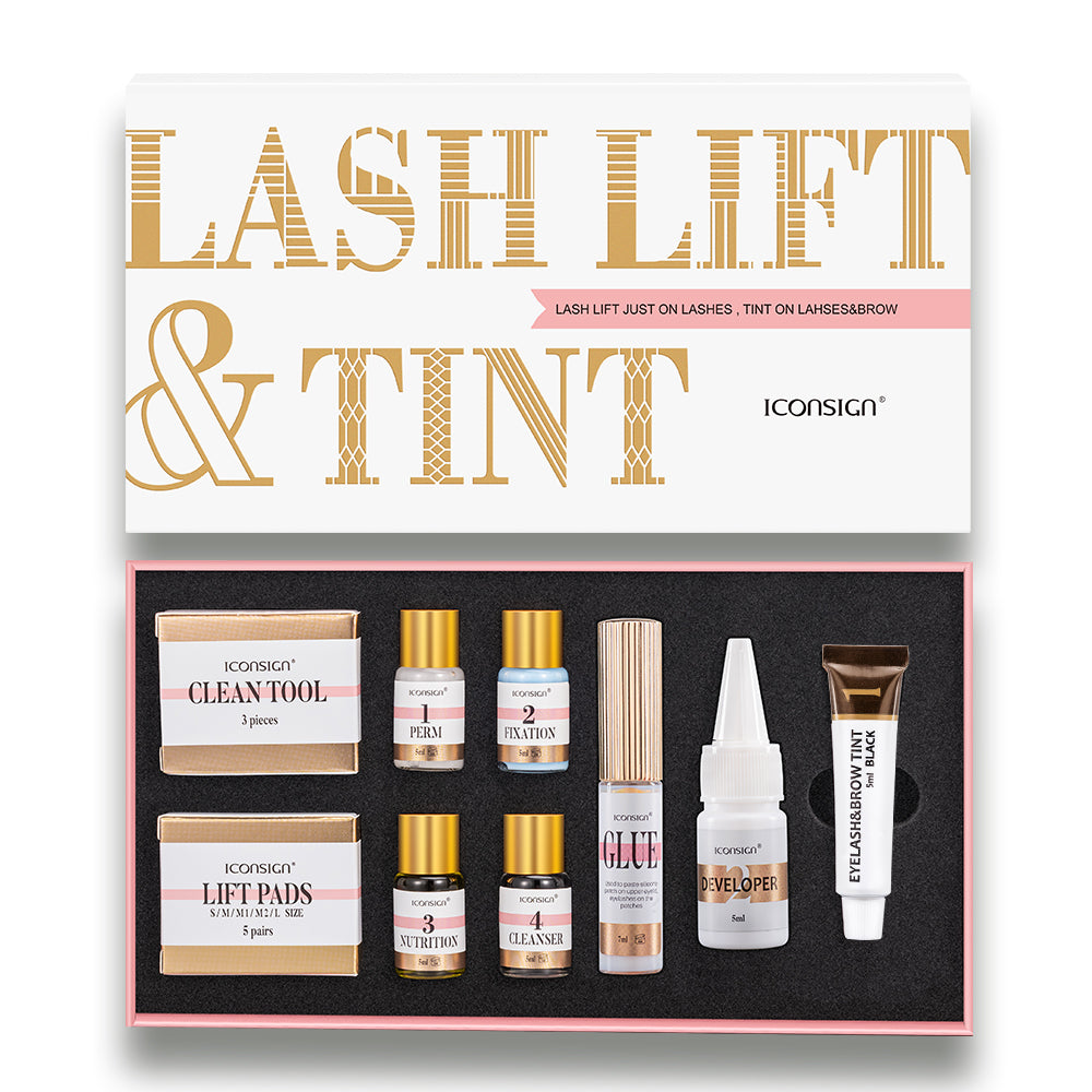 ICONSIGN Lash Lift EyeLash Eyebrow Dye Tint Kit Lashes Perm Set Brow Lamination Makeup Tools - 5.0 - CJ