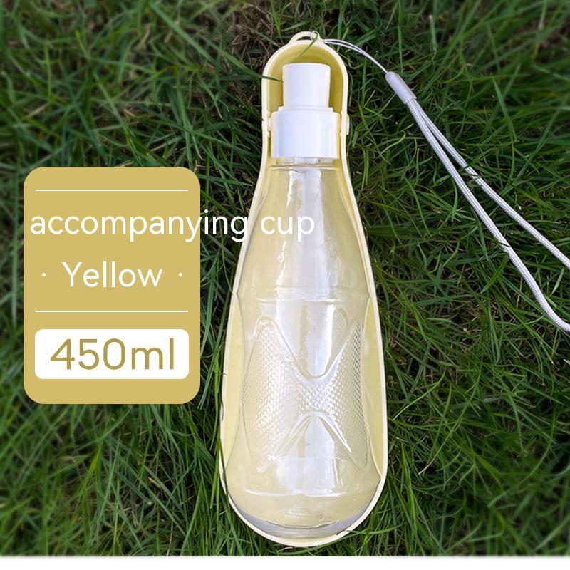 Pet Water Cup Outdoor Portable Folding Dog Water Bottle 550ml Large Capacity Medium To Large Dog Drinking Bottle - 0 - CJ