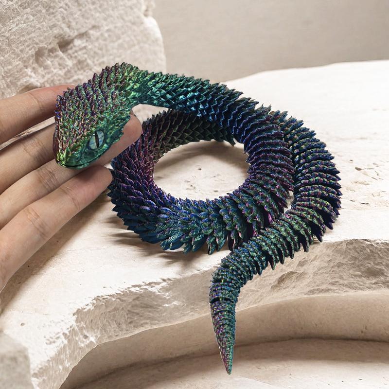 Snake - shaped High - fidelity Fun Ornaments Creative Animal - shaped Living Room And Study Decorations - 5 - CJ
