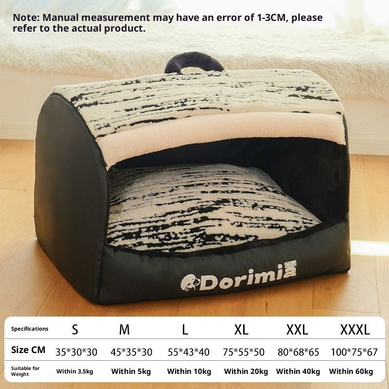 Enclosed Tent Warm Removable And Washable Cat Nest - 0 - CJ