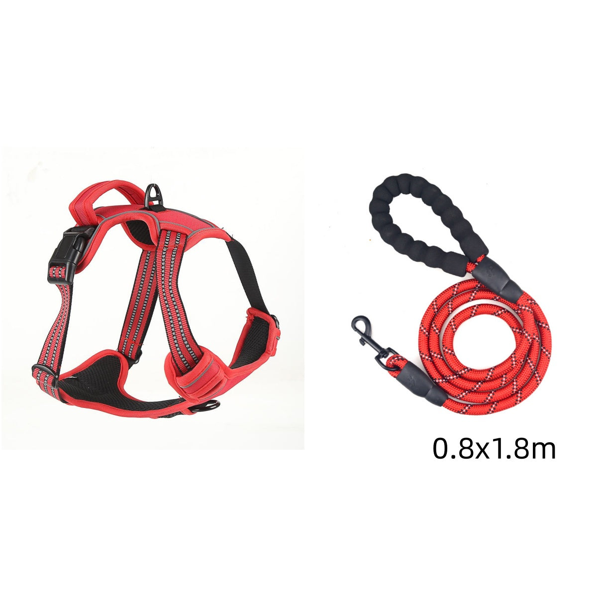 Dog Harness No Pull Breathable Reflective Pet Harness Vest - 0 - CJ
