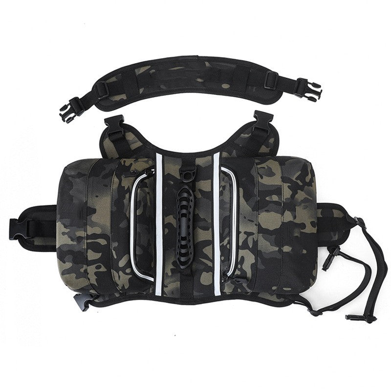 Outdoor Large Dog Backpack For Pets - 0 - CJ - Dark Night Camo - CJGX173743304DW