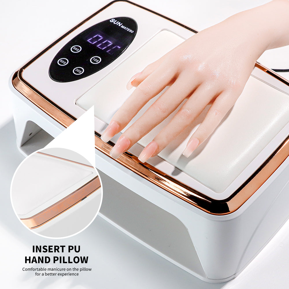 Nail Lamp, Professional Nail Dryer With 90Pcs Lamp Chips, Fast And Efficient Drying, 4 Timer Setting LED Nail Gel Lamp, For Home Salon Use - 5 - CJ