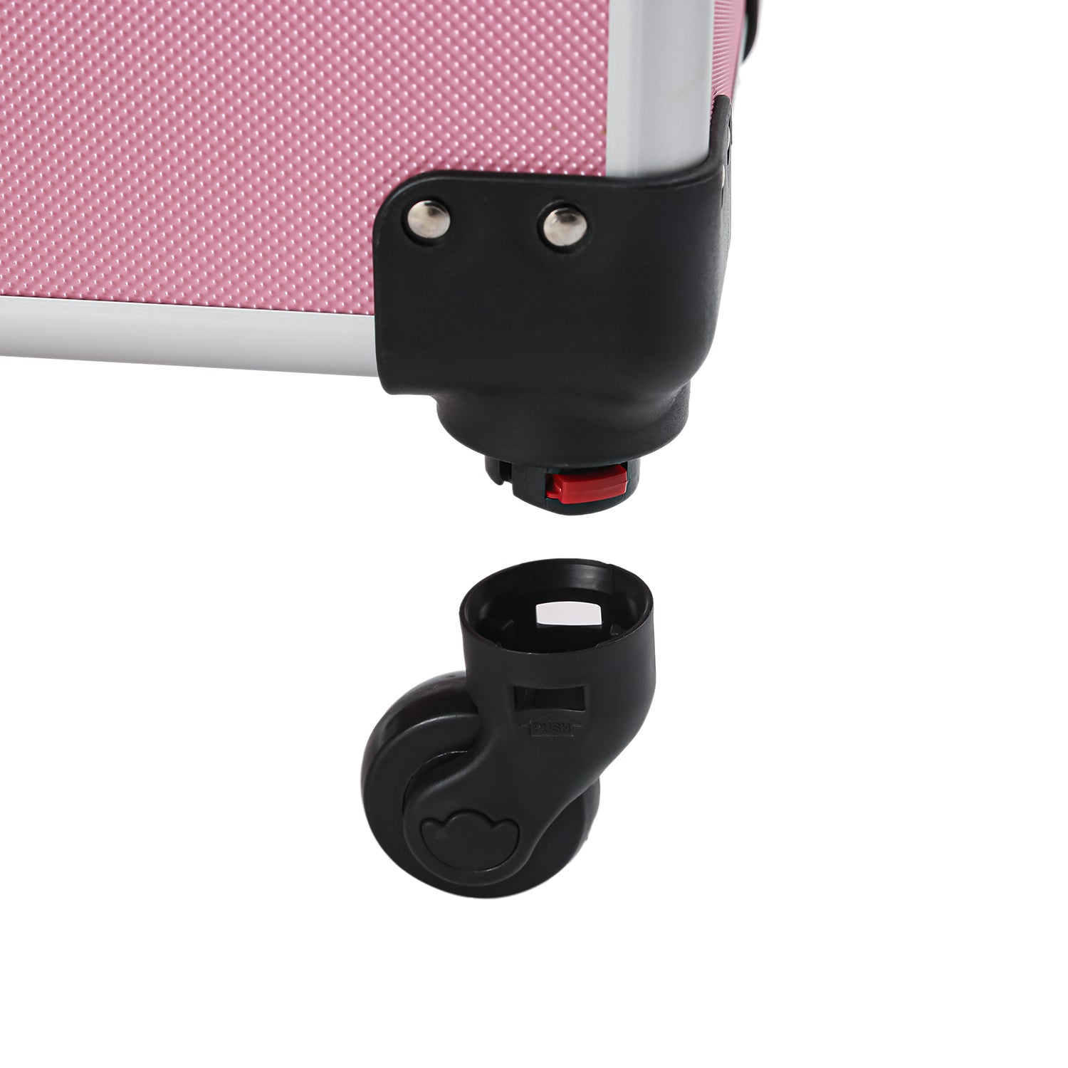 4 - in - 1 Aluminum Alloy, Trolley, Vanity Case, Embroidery Box - 5 - cjdropshipping
