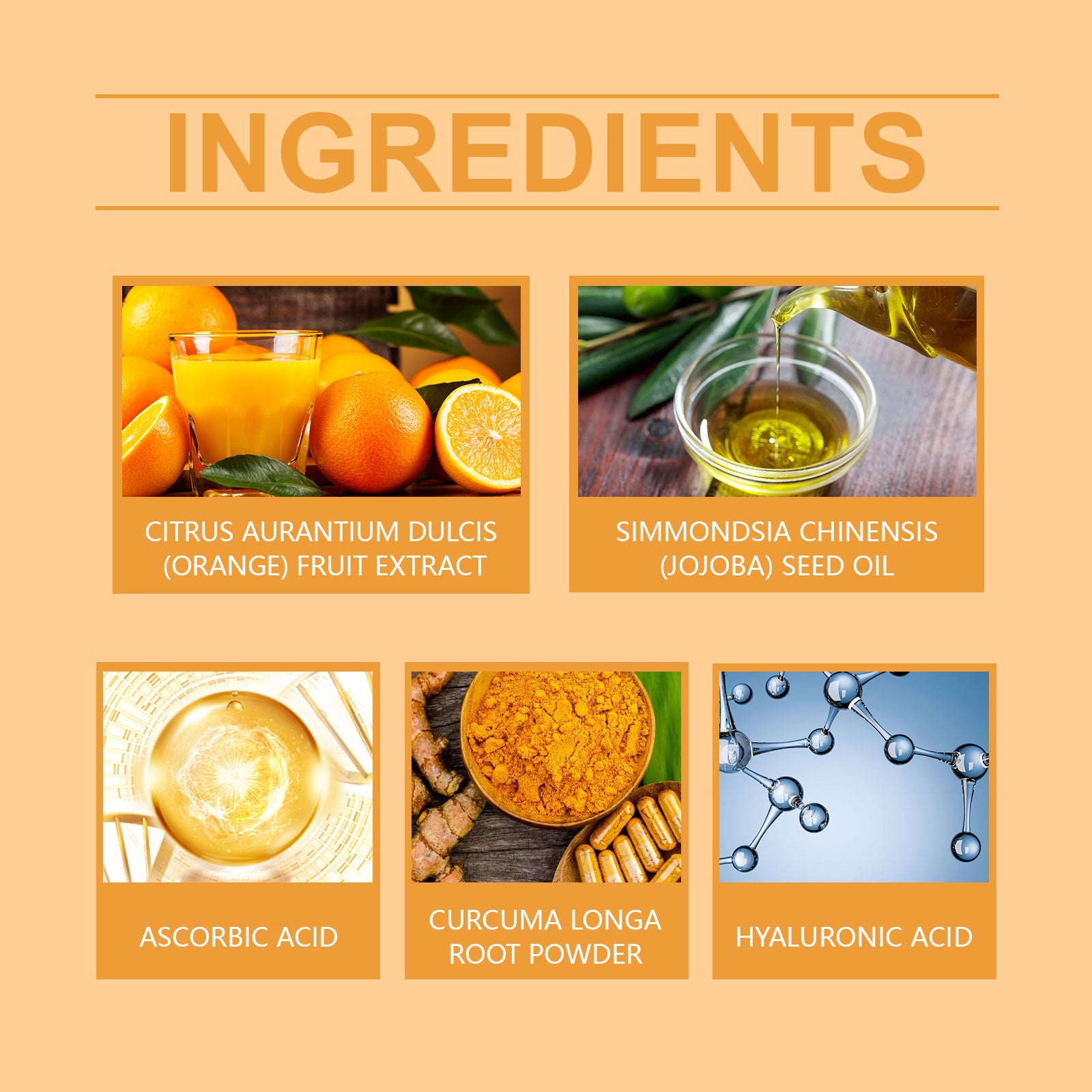 Hoygi Vitamin C Facial Essence, Moisturizing, Hydrating, Brightening, Moisturizing, Anti - Wrinkle And Firming Facial Care Essential Oil - 5 - CJ