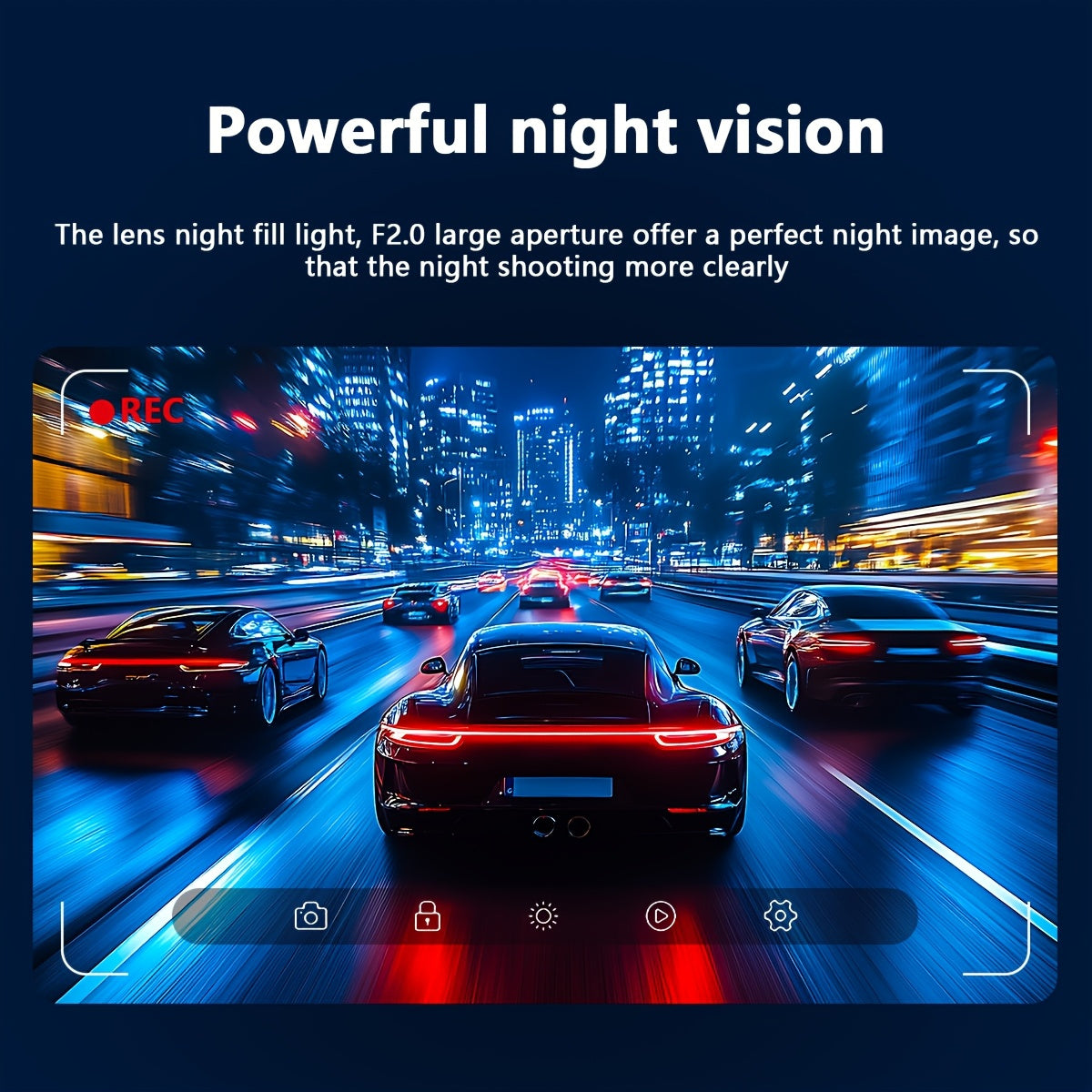 Driving Recorder HD 1080P Three - lens Parking Monitoring With Reversing Image - 5 - CJ