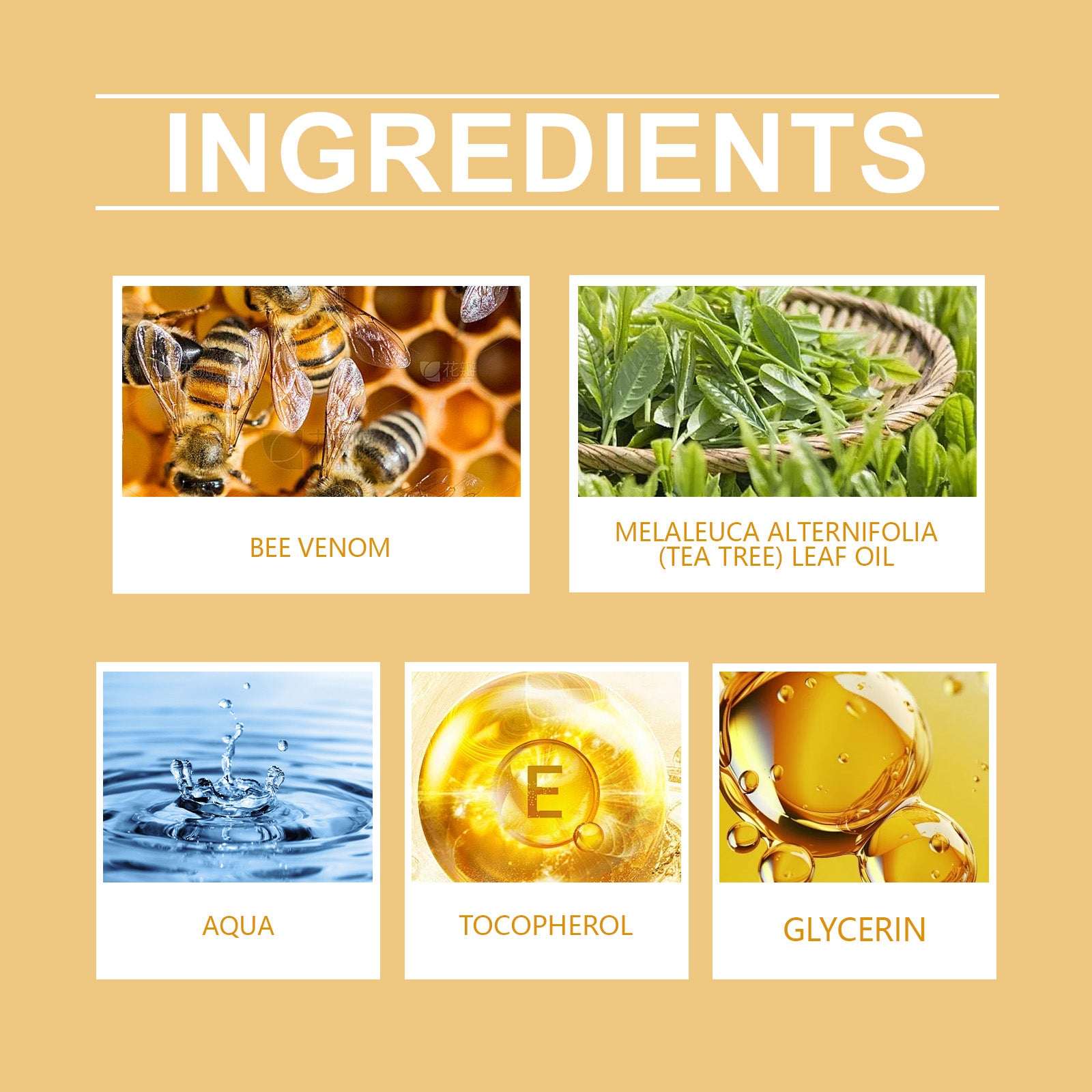 Wiyun Bee Venom Skin Care Cream Gentle Moisturizing Repair Body Blemishes Smooth Body Skin Care Cream - 5 - CJ