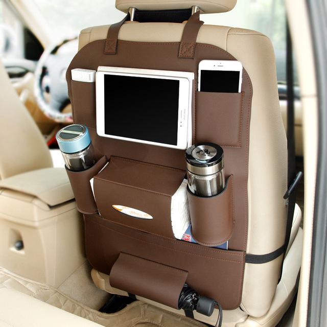 HQ Leather Car Seat Organizers - 0 - CJ